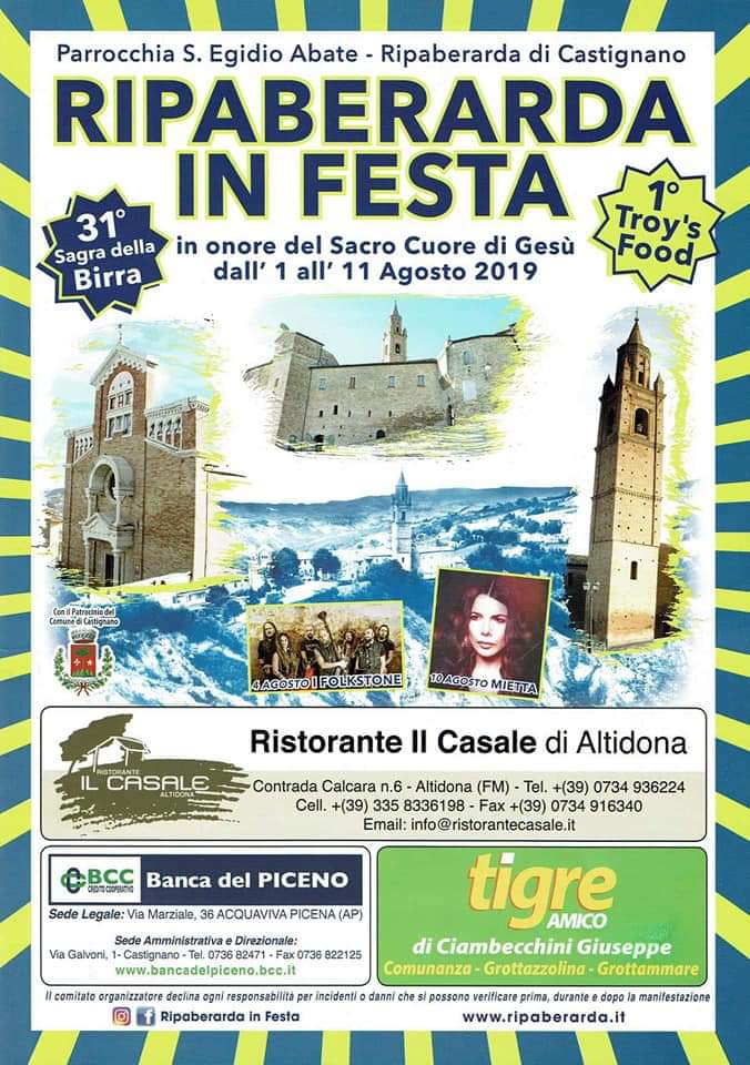 Ripaberarda in festa 2019 locandina